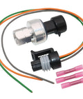 Direct Fit AC Refrigerant Pressure Switch Sensor And Connector For GM Vehicles Buick Cadillac Chevrolet GMC Pontiac Hummer Saturn Plug And Play HVAC Transducer 13587668 1551343 with wiring and connectors