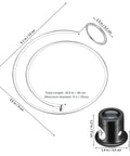 Jewelers Portable Monocular Magnifier Eye Loop Glass For Watches Jewelry Repair And Textile Circuit Coin Stamp Work