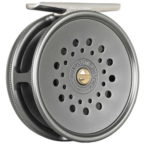 Narrow Spool Perfect Reel WF4 Plus 60 With 20lb Dacron Line For Left Or Right Hand Fly Fisher, Gun Metal classic reel
