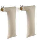 Extended Table Saw Dust Collector Bags Two Pack Heavy Duty Sawdust Catchers with fabric design capturing dust.