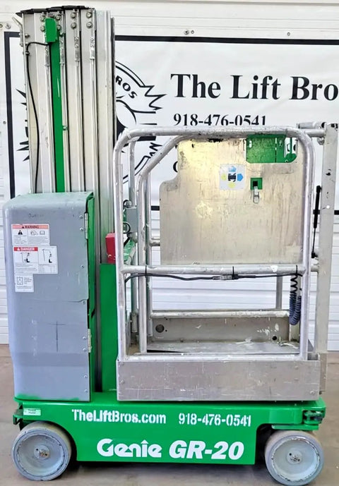 2016 Compact Self Propelled Electric Vertical Mast Lift Featuring Slick Drivability At Full Height Smooth Handling verified low hours and solid build.