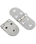Rotating Concealed Hinge Door Fittings One Piece Stainless Steel Flap Hinge for Cabinets and Furniture on white background