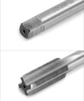 Close-up of One Half Inch Twenty Eight UNEF Tap And Die Set HSS Right Hand Threading Tool Kit, showing plug tap details.