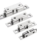Heavy Duty Double Ball Spring Clip Sliding Door Lock And Gate Bolt Built Tough For Bulletproof Cabinet Latching, four clips.