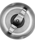 Top view of Blade Coffee Grinder With One Touch Control, 4 Ounce Capacity, stainless steel blade visible inside.