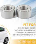 Premium Front Wheel Bearing Hub Assembly With Abs Sensor For Chevrolet Sonic Chevy Trax Buick Encore - sealed bearings for easy installation.
