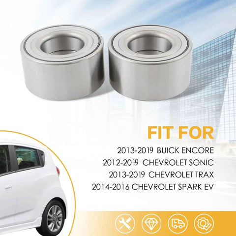 Premium Front Wheel Bearing Hub Assembly With Abs Sensor For Chevrolet Sonic Chevy Trax Buick Encore - sealed bearings for easy installation.