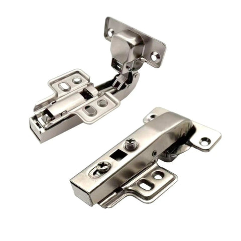 90 Degree Soft Close Cabinet Hinges for Blind Corner Cabinets, Detachable Chrome Finish Kitchen Door Hardware, Easy Install