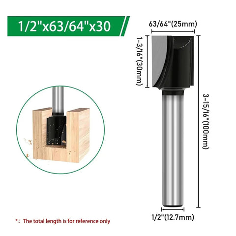 Top Tier 1/2 Inch Carbide Bottom Cleaning Router Bit For CNC Wood Engraving and Precision Surface Planing on MDF Plywood.