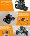 High Current Arduino Motor Shield Hat With PCA9685 Servo Driver I2C Control PS2 Interface And UNO R3 Mega2560 Compatibility