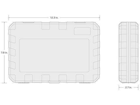 Dimensions of 3/8 Inch Drive Deep Six Point Impact Socket Set, 19 Piece Metric Range From 6 To 24 mm in Carry Case