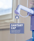 Sanitary cap of No More Heavy Lifting Manual Water Pump for 5 Gallon Bottles, Hand Pressure Dispenser with secure spout cover