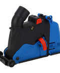 Heavy Duty Angle Grinder Dust Collecting Guard With Quick Slide Hookup And Adjustable 0 To 45 Mm Depth Universal Fit For 4 And 5 Inch Tools.