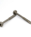 Size Six By One And A Half Inch Pan Head Pocket Screws With Square Drive Number Two Type Seventeen Fine Thread
