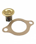 Thermostat Kit For OMC Cobra Volvo Penta 4.3L 5.0L 5.7L 5.8L V6 V8 Engines, 160 F Temperature Rating, Beefed-Up Replacement For Ford GM Based Drives, Replaces 383307 3856961 778056 307239 312797 Sierra 18-3677 with gasket and thermostat