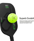Neon Green Pickleball Balls 3 Pack For Practice And Play, High Visibility Durable Core For Indoor And Outdoor Court Use