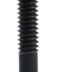 Hard to Find Black Flat Head Hex Bolts for Furniture, Cabinetry, and DIY Projects, 1/4 Inch 20 Threads, 2.75 Inch Length, front view