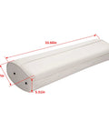 Replacement Seat Backrest And Cushion For 8WD156 Series 70 Quart Swingback Cooler Seat Compatible With Fishing Pontoon Boats And Yachts White Plastic Waterproof Rugged, showing size dimensions