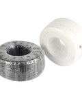 Black and white rolls of 100 Meter 1 Quarter Inch PE Pipe For Reverse Osmosis Systems, Aquarium Filter Tubing, Garden Irrigation