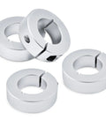 4 Pack 28mm Split Shaft Collars Set With 50mm Outer Diameter And 15mm Thick Aluminum Alloy Rust Resistant Clamp On Design For Precision Machinery CNC Robotics And Mechanical Assemblies Built Tough For Your Rig, 4 aluminum split shaft collars