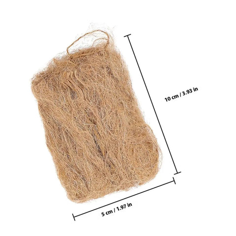Natural Jute Fire Starters 6 Pack For Camping And Backpacking Grab And Go Campfire Ignition Kit size illustration.