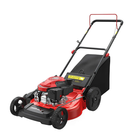 EasyGlide 21 Inch Gas Lawn Mower With 144cc 4 Stroke OHV Engine Push Walk Behind 3 In 1 Mulch Bag Side Discharge Steel Deck 6 Height Adjustments
