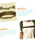 Two Pack Adjustable Backpack Straps Quick Release Clips Stretchable Chest Belts For Jogging And Hiking shown with features