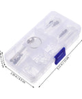 Eyeglass Repair Kit With Organized Storage Case For Quick Frame Fixes On The Go Includes Essential Tools For Friends And Family