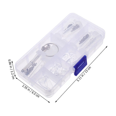 Eyeglass Repair Kit With Organized Storage Case For Quick Frame Fixes On The Go Includes Essential Tools For Friends And Family
