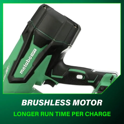 36V Cordless Metal Connector Nailer With MultiVolt 2.5Ah Battery zoom on brushless motor, NR3665DA