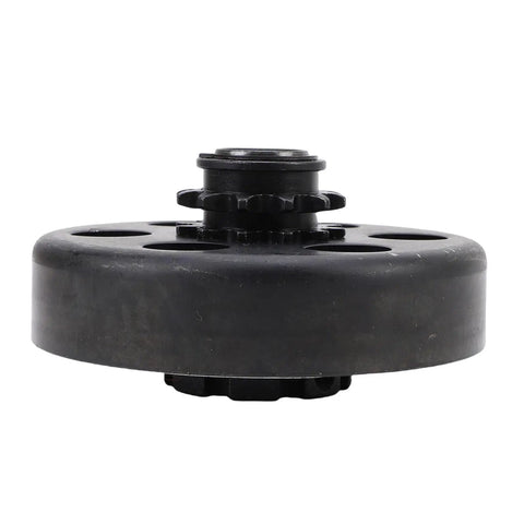 Side view of Beefy Go Kart Clutch 12 Tooth 3/4 Inch Bore Steel Replacement For 2-6.5 HP Engines.