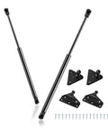 Two Pack 20 Inch Universal Gas Strut Springs With Mounting Brackets 20 Lb 89 N Shock Lift Support set with screws