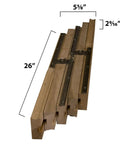 Heavy Duty Wooden Table Extension Slides Deliver Slick Glide For Pedestal Dining Tables No Sweat Setup 26 inch length with rack pinion.