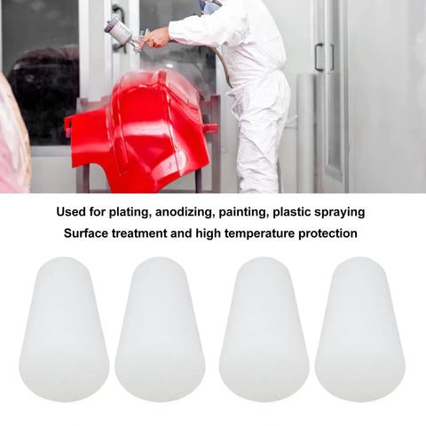Check Out This Awesome Qerlong Silicone Tapered Plug Kit With 50 Pieces For High Temp Sealing And Surface Treatment Plating That Lasts A Long Time Without Cracking Or Shrinking Even When You Need Tough Seal, 4 white tapered plugs