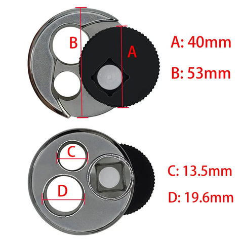 Heavy Duty Stud Extractor Tool 1/4 To 3/4 Inch 6 To 19mm for broken bolts, showing dimensions of knurled roller and cam lock kit.