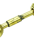 Brass Vacuum Gauge Coupler for Easy Install Replacement Part, VGC Connector, Durable Brass Construction, Keeps Readings Accurate, Ideal for Home Auto HVAC Vacuum Systems and Gauges on brass connector