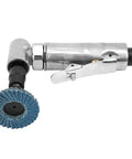 Kickass Pneumatic Die Grinder With 90 Degree Angle Head For Hella Smooth Metal And Wood Deburring Air Powered Rotary Tool.