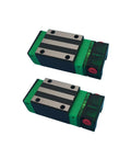 EGH25CA Carriage Slider Block Set With 2 Self Lubricating Oil Boxes, paired square slider blocks for CNC, 3D printer, DIY projects