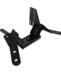 Transmission Crossmember For 3Rd Gen F Body Cars With Plate Steel Construction CAD Designed For Strength And Weight Reduction Built In Divorced Adjustable Torque Arm Bracket Dual Arch Exhaust Passages For Superior Ground Clearance, black plate steel