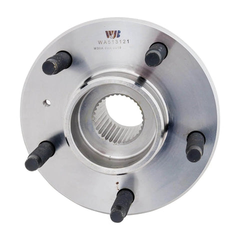 Front view of Wheel Hub Assembly with Pre-Pressed Bearing and Integrated ABS Speed Sensor for Century 3.1L V6 FWD