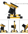 36LED 30W Work Light With Stand IP65 Waterproof Flood Light Beefy Brightness Cordless Portable Job Site Lamp side view
