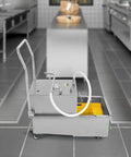 55 Gallon Commercial Fryer Filter Machine 110V Fast Food Restaurant Oil Filtration System with mobile pump and hose.