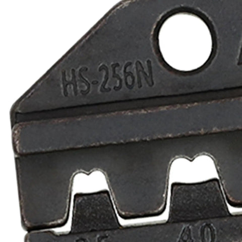 Close-up of HS-256N interchangeable jaw for Top Shelf High Carbon Steel Crimping Pliers Jaw Replacement Kit.