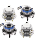 Set Of 4 Wheel Hub Bearing Assemblies For 1998 To 2001 Oldsmobile Intrigue Front And Rear OEM Quality Replacement Kit shown