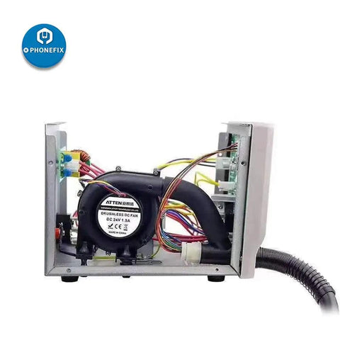 Lead Free 1000W Hot Air Soldering Station With Digital Display internal components exposed