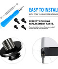 Fast Wall Charger And Replacement Ring Doorbell Screwdriver Kit With Orange Charging Cable And Blue Screws For All Ring Video Doorbell Models