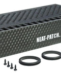 Three Pack Patch Cable Management Units For Clean Cable Organization On Racks And Panels Non Conductive One Piece Molded Design