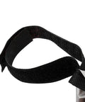 Velcro strap detail on Beige Outdoor Swing Canopy Replacement Top Cover Easy Fit All Weather Rainproof Dustproof Weatherproof