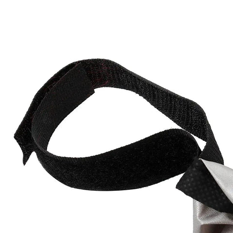 Velcro strap detail on Beige Outdoor Swing Canopy Replacement Top Cover Easy Fit All Weather Rainproof Dustproof Weatherproof