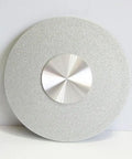 Dope Tempered Glass Turntable Kitchen Lazy Susan 20 Inch round rotating tray with textured surface and metal center hub.